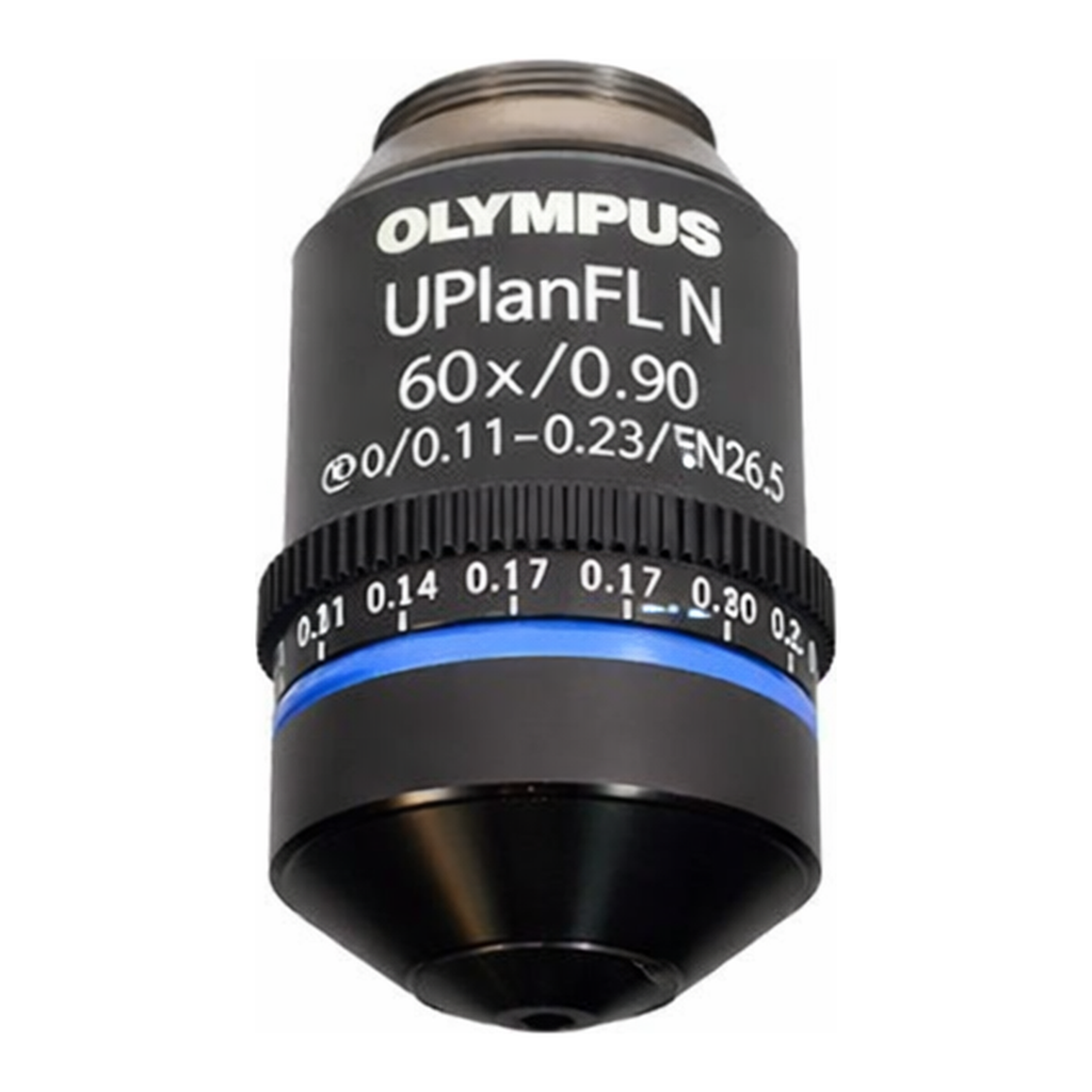 Thermo Fisher Scientific Olympus 60X Objective, fluorite, 0.90NA/0.2WD, correction collar (0.11–0.23 mm)