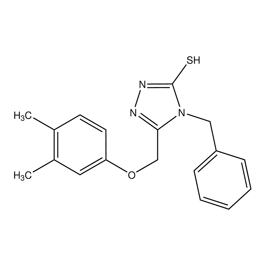 Merck 4-Benzyl-5-((3,4-dimethylphenoxy)methyl)-4H-1,2,4-triazole-3-thiol