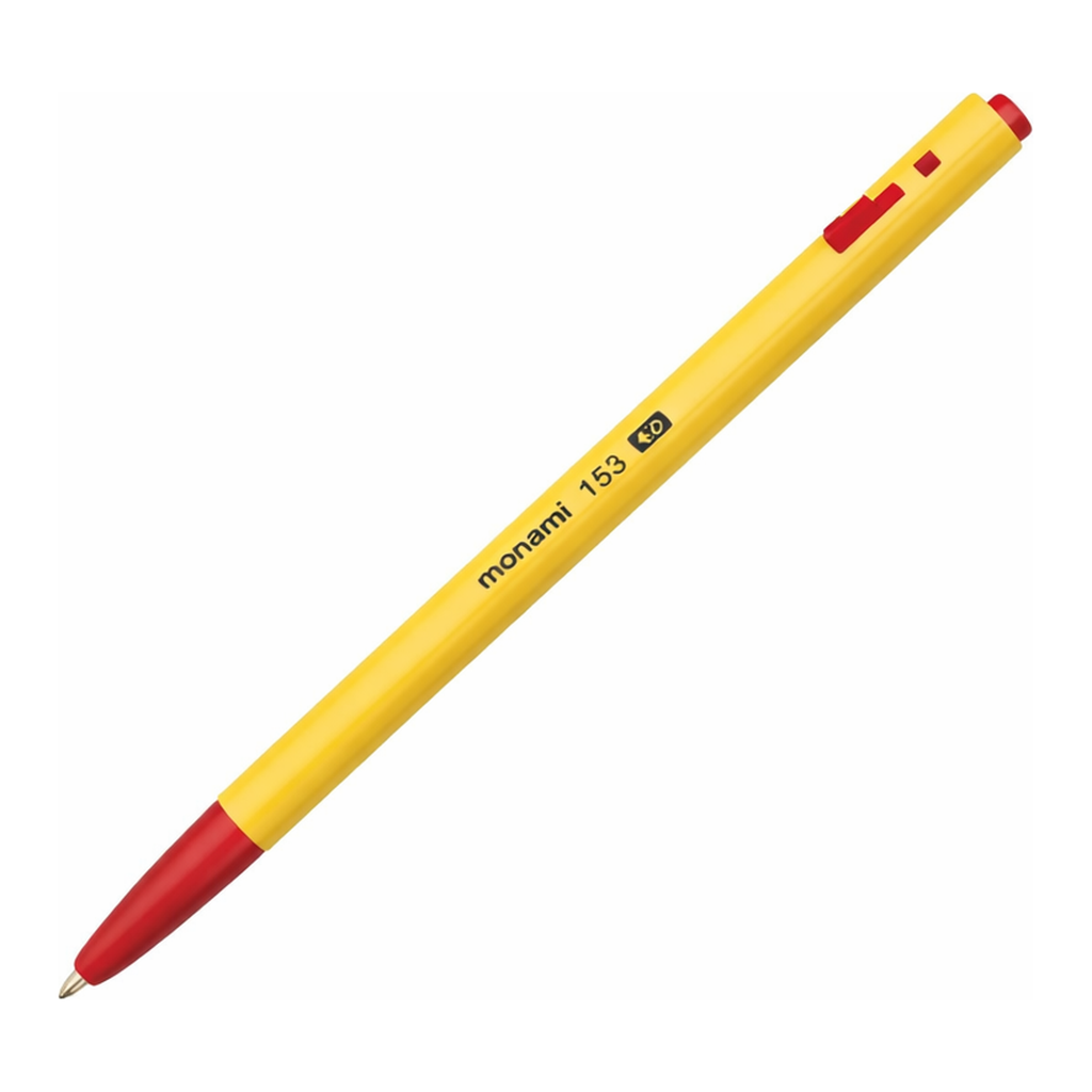 OFFICENEX 모나미 뉴153볼펜(1.0mm 적색/12EA)