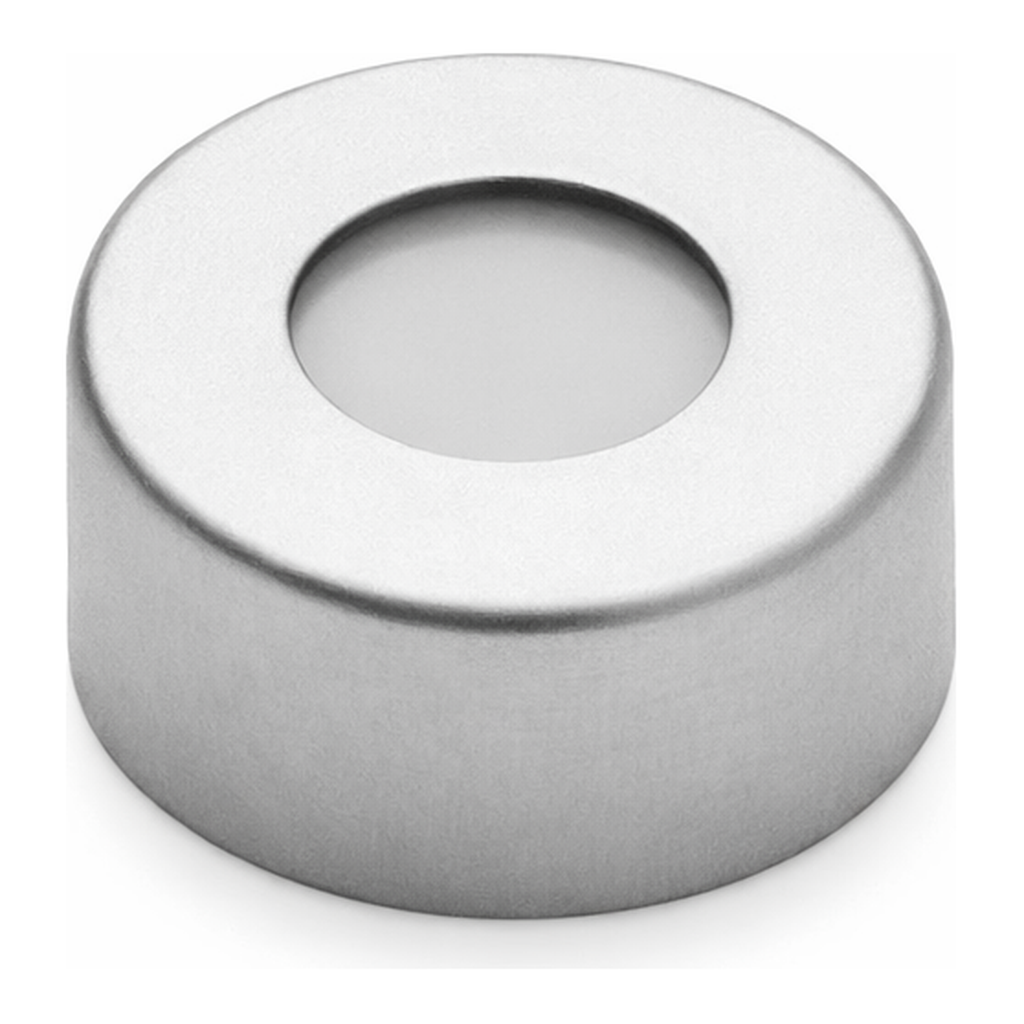 Waters Aluminum Crimp Cap and PTFE/Silicone/PTFE Septum, 100/pk