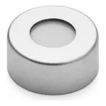 Waters Aluminum Crimp Cap and PTFE/Silicone/PTFE Septum, 100/pk