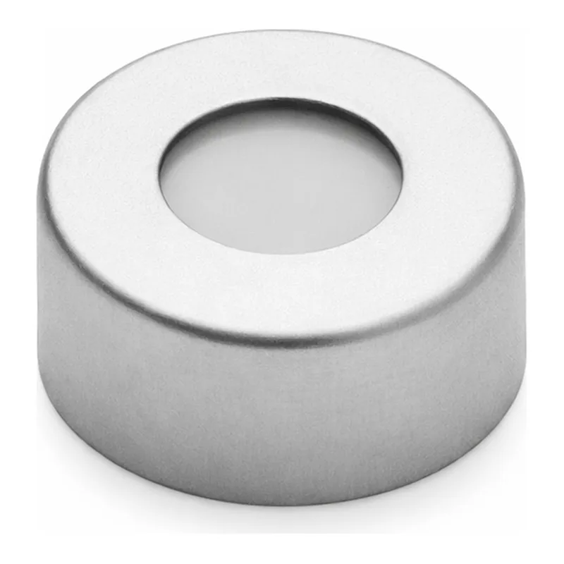 Waters Aluminum Crimp Cap and PTFE/Silicone/PTFE Septum, 100/pk
