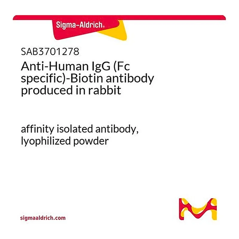 Merck Anti-Human IgG (Fc specific)-Biotin antibody produced in rabbit