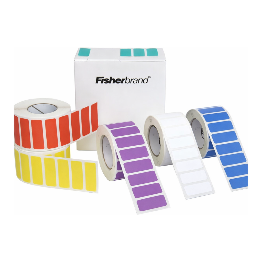 Thermo Fisher Scientific Cryogenic Labels for Cryogenic Storage, 0.5 x 1.25 in.; Roll of 1000; White