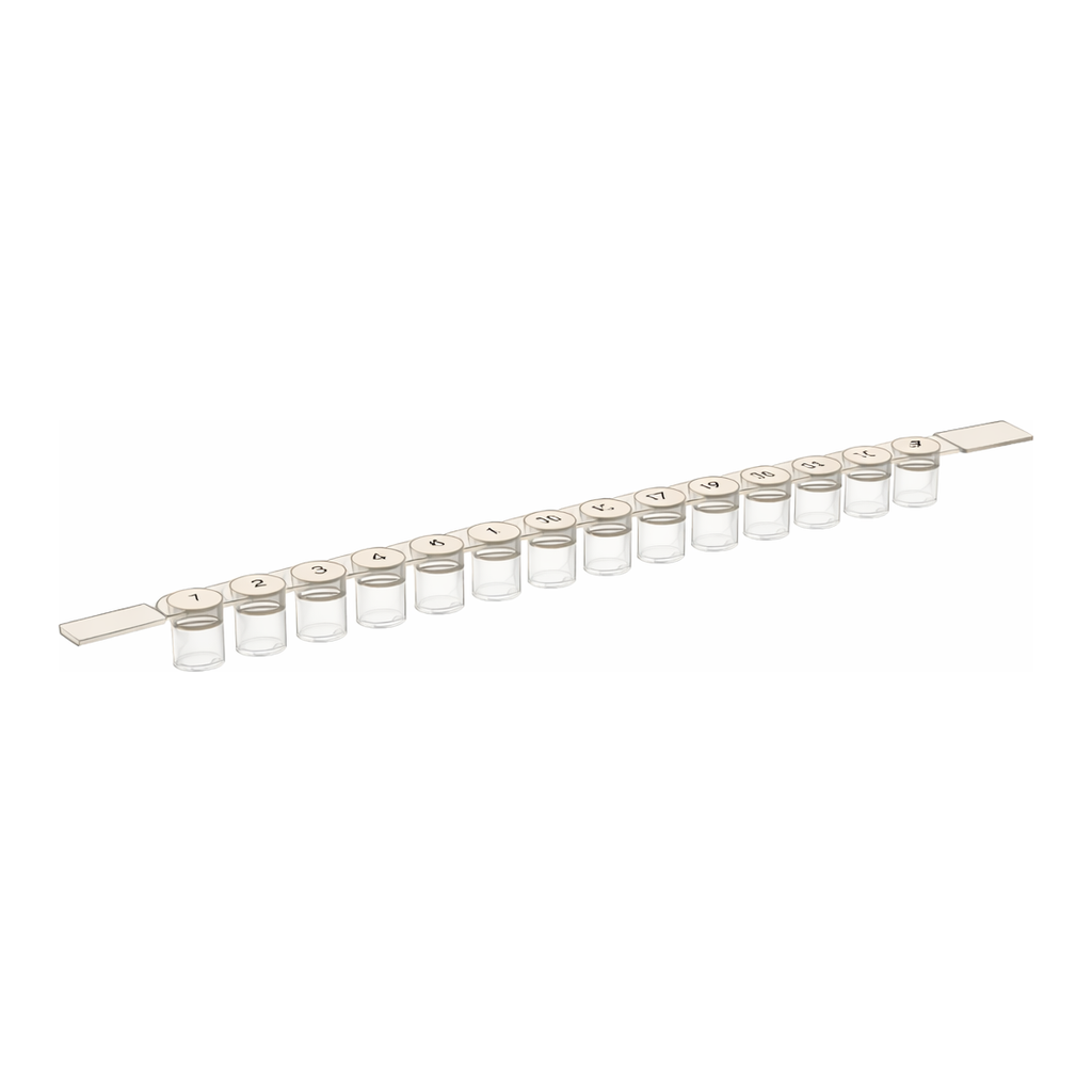 Thermo Fisher Scientific Flat PCR Caps, strips of 12, 80 strips