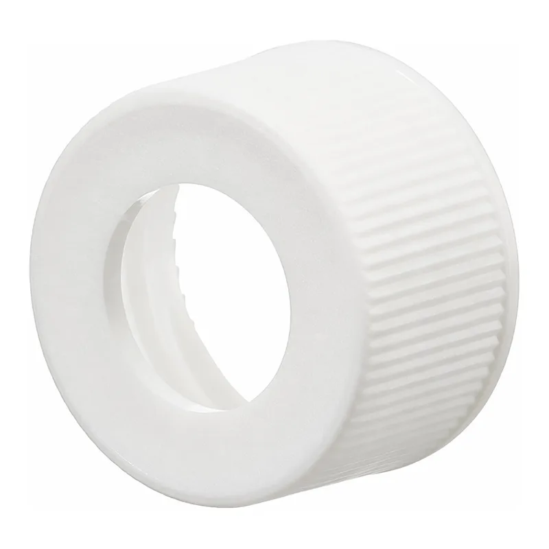 Thermo Fisher Scientific I-Chem Open-Top Septa Caps, 24-414mm, White 24-414 I-Chem Open-Top closure without septum, 24/cs