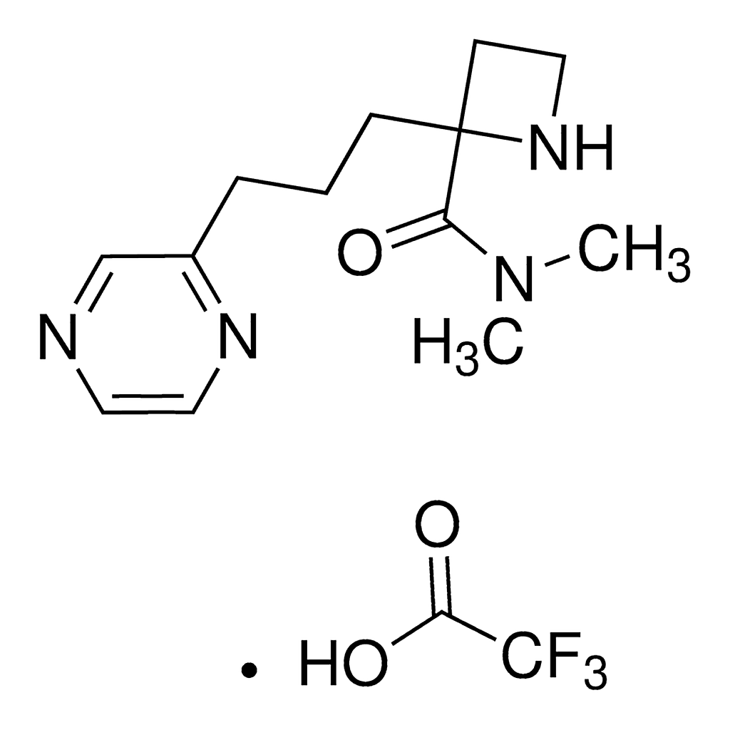 Merck N,N-Dimethyl-2-[3-(2-pyrazinyl)propyl]-2-azetidinecarboxamide trifluoroacetate
