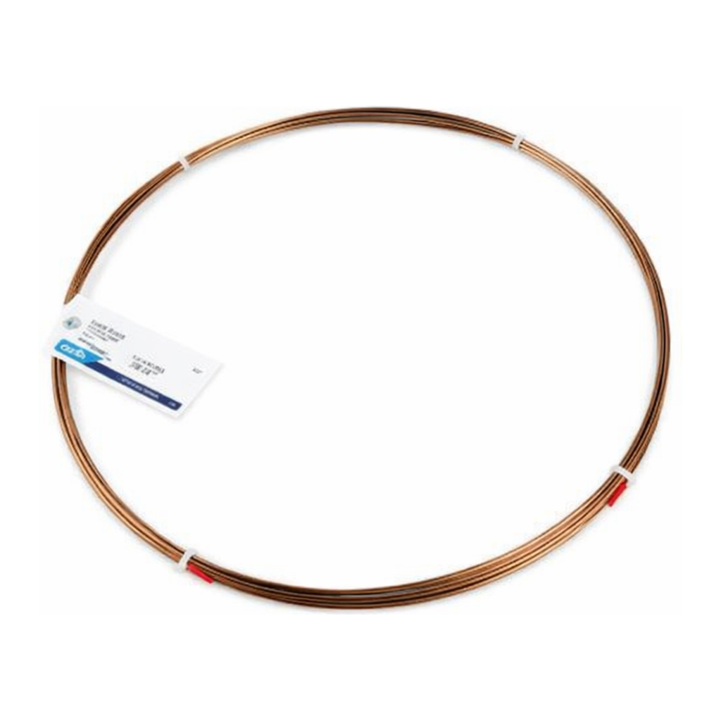 Restek Tubing, Sulfinert, 304SS Welded/Drawn Tubing .020in ID x 1/16in OD Sulfinert, 50ft Roll