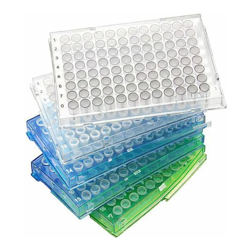 Thermo Fisher Scientific Armadillo PCR Plate, 96-well, orange, semi-skirted, clear wells, barcoded