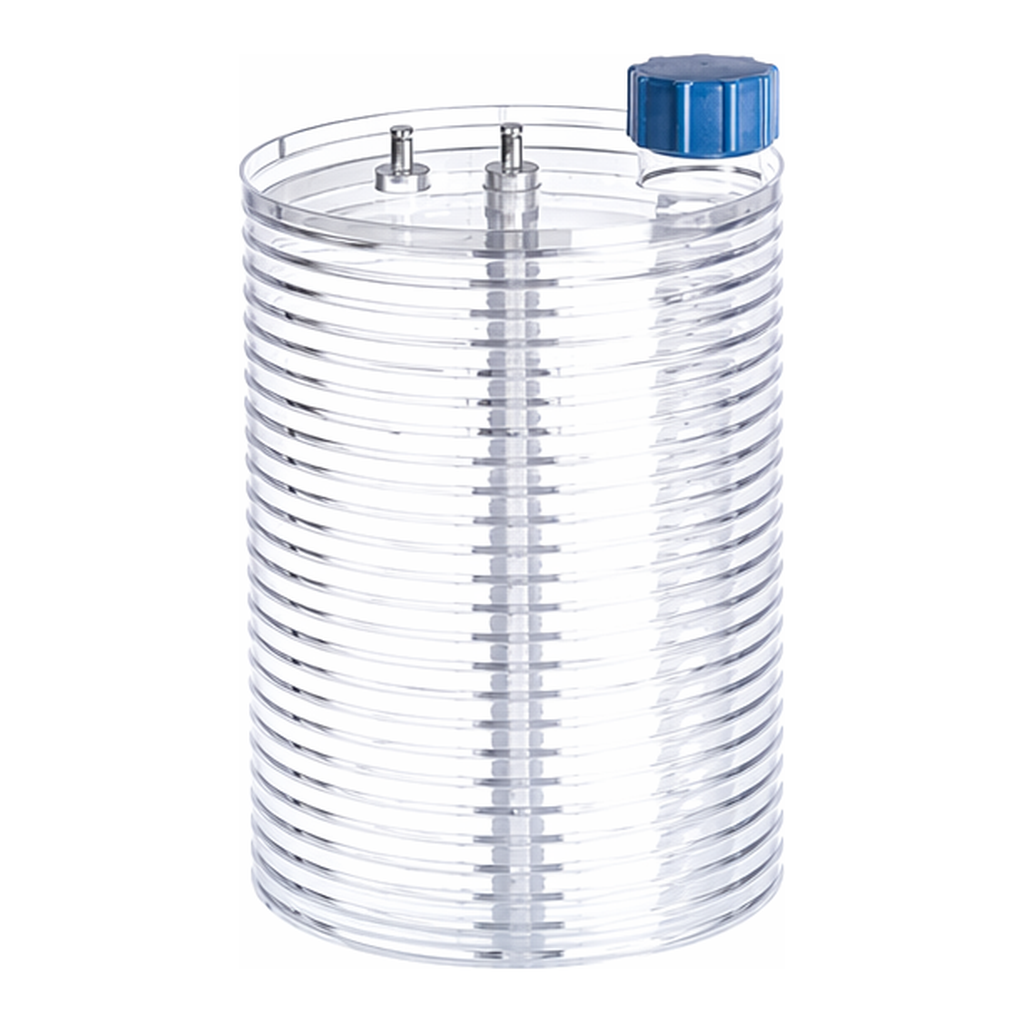Greiner Bio One CELLDISC, 24 LAYERS, 6.000 CM², PS, CLEAR,ADV. TC, STANDARD SCREW CAP BLUE, STERILE, SINGLE PACKED