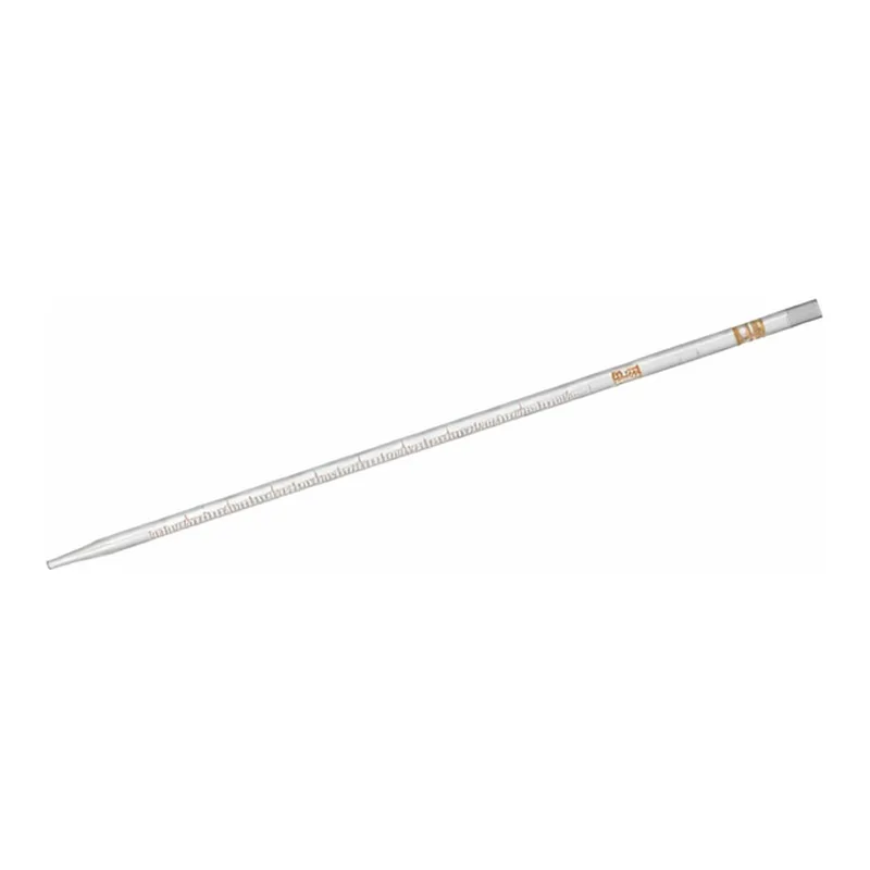 AS ONE Intermediate Measuring Pipette (large tip hole) 1mL With Test Results Document