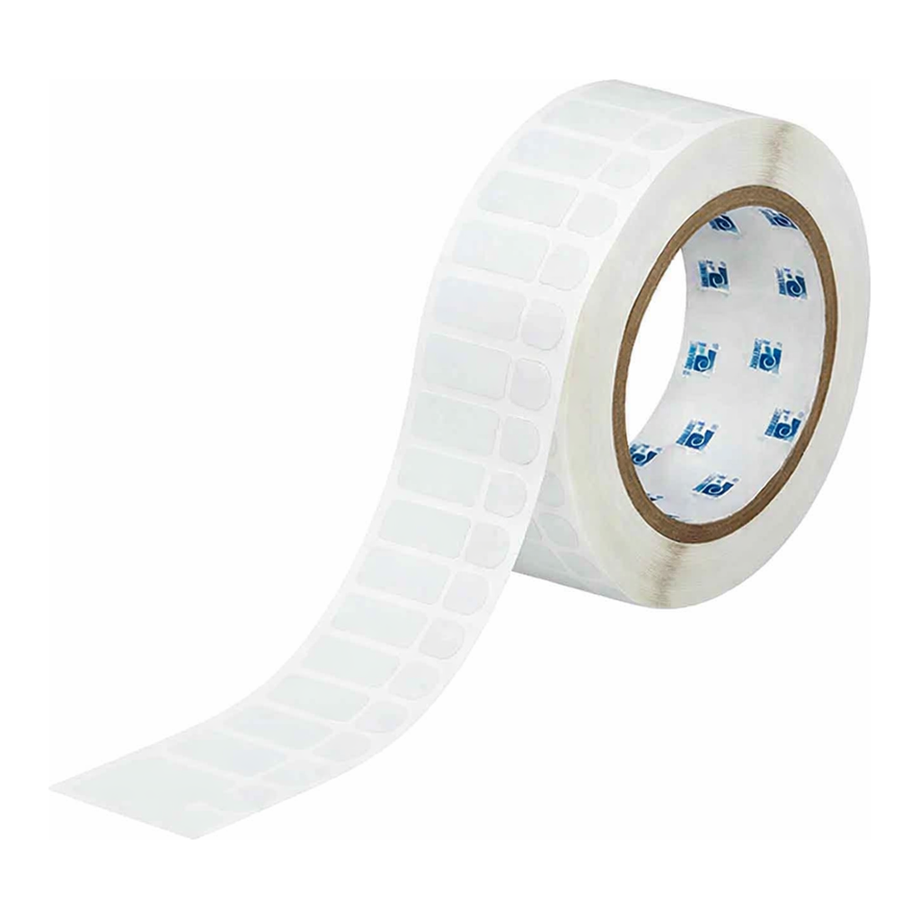 Brady FreezerBondz Ultra-Thin Cryogenic Polyester Laboratory Labels with Vial Top for 3" Core Printers