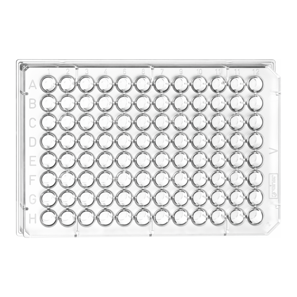 Greiner Bio One CELL CULTURE MICROPLATE, 96 WELL, PS, V-BOTTOM,CLEAR, CELLSTAR® TC, LID, STERILE, SINGLE PACKED