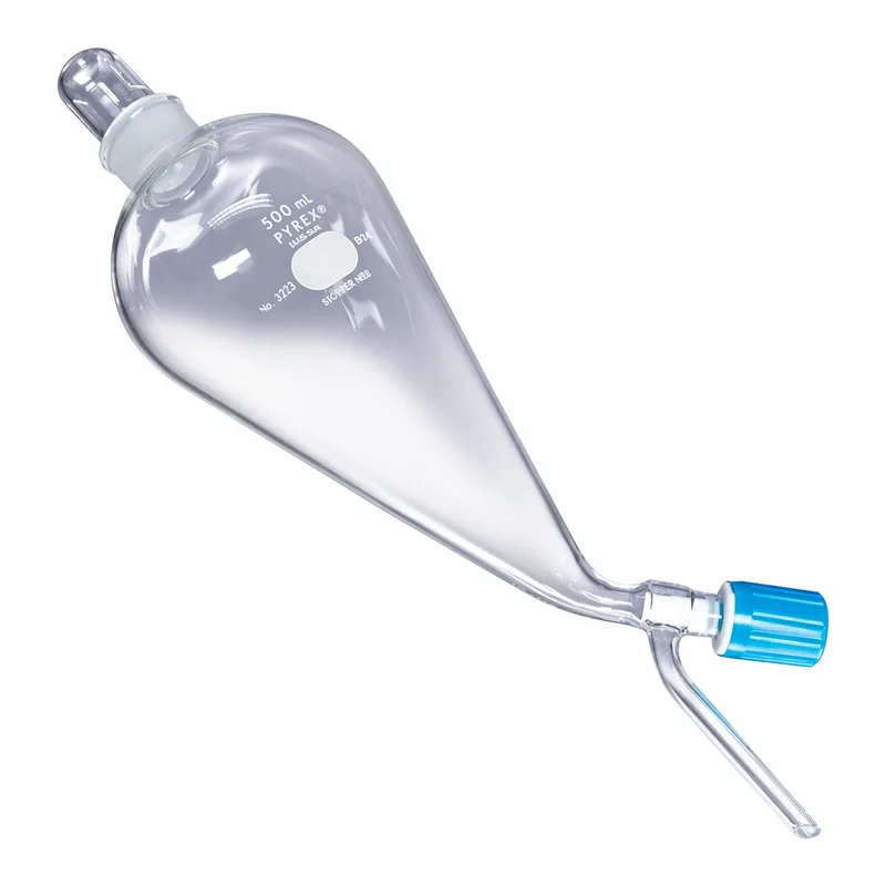 Merck Pyrex(R) Squibb separatory funnel, ST stopper, Rotaflo(R) stopcock