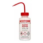 Merck Azlon Multi-Lingual Safety Wash Bottles With Driplok Vapor Venting
