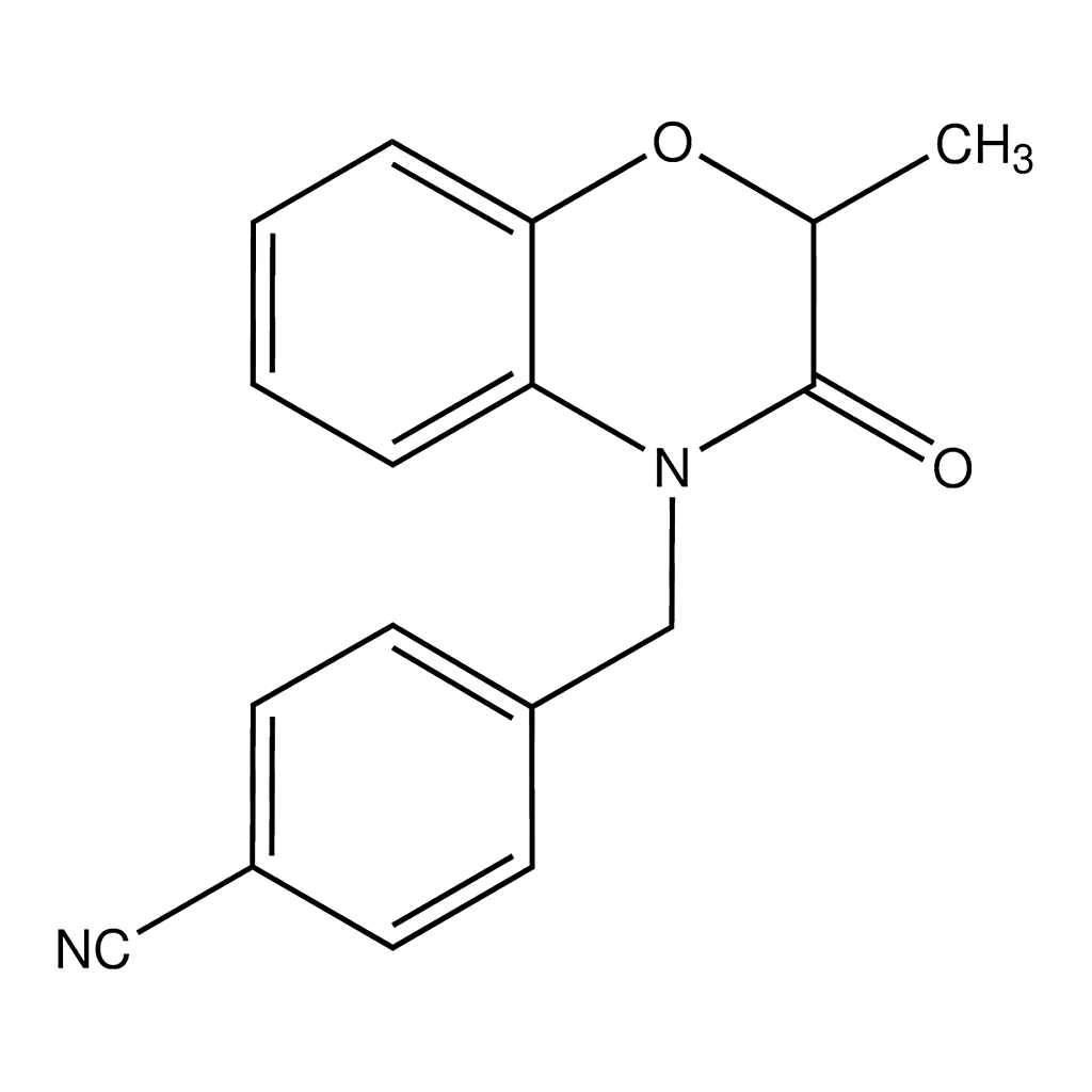 Merck 4-((2,3-Dihydro-2-methyl-3-oxobenzo[b][1,4]oxazin-4-yl)methyl)benzonitrile