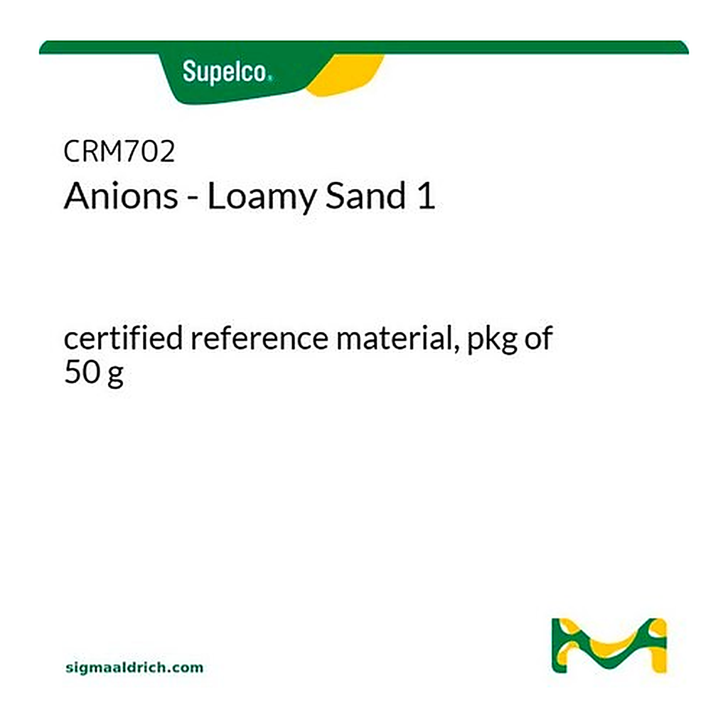 Merck Anions - Loamy Sand 1