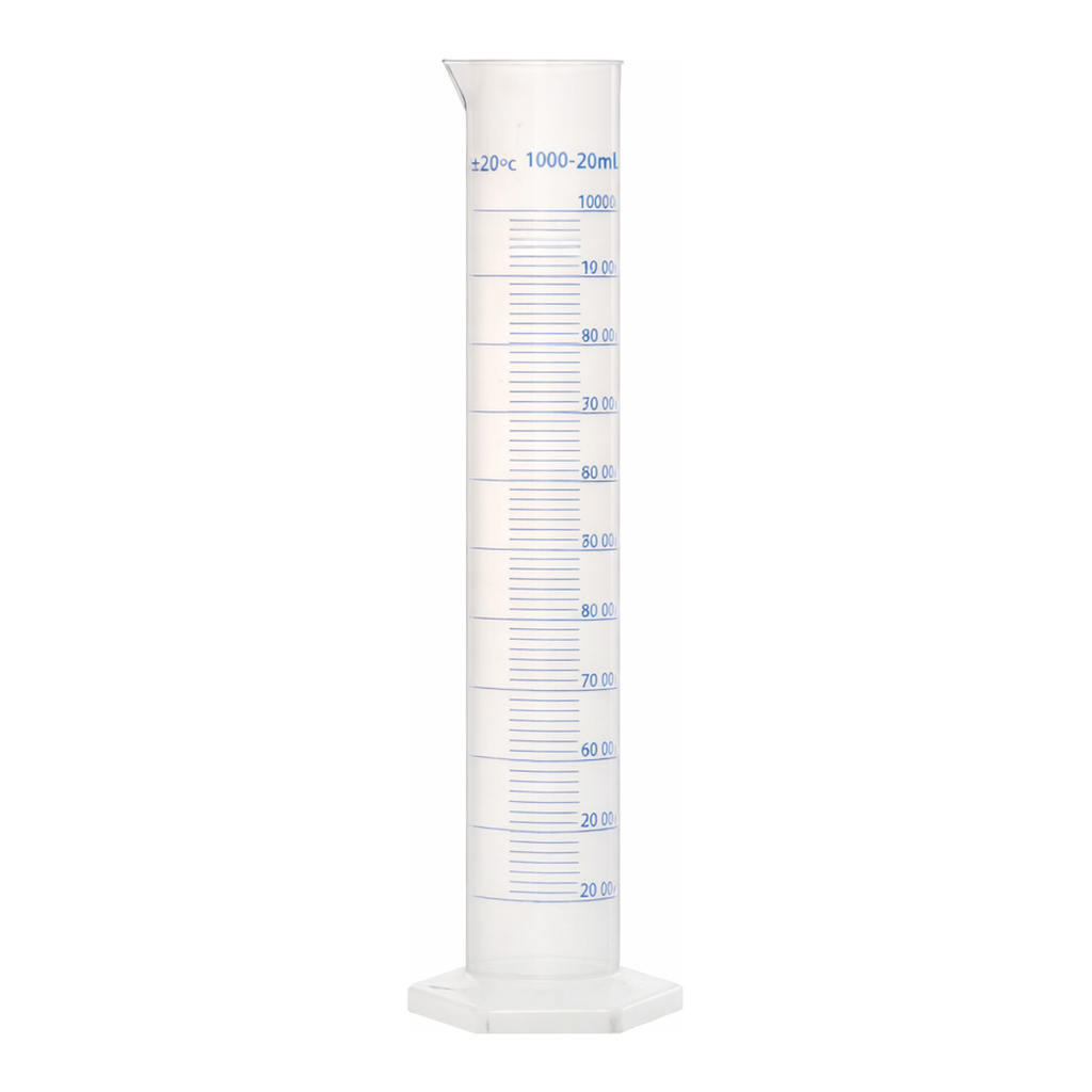 Merck Azlon Hexagonal Base Polypropylene Cylinders with Printed Graduations