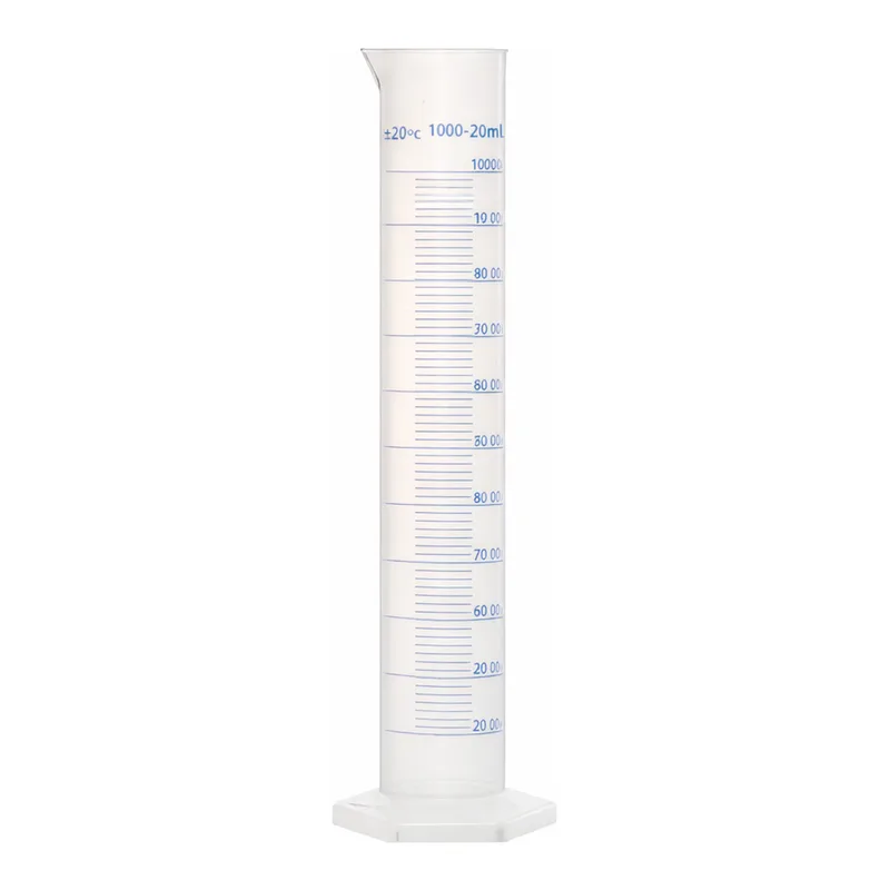 Merck Azlon Hexagonal Base Polypropylene Cylinders with Printed Graduations