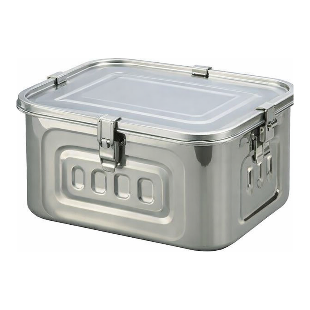 AS ONE Stainless Steel Square Airtight Tank, 스테인리스 각형 밀폐 탱크