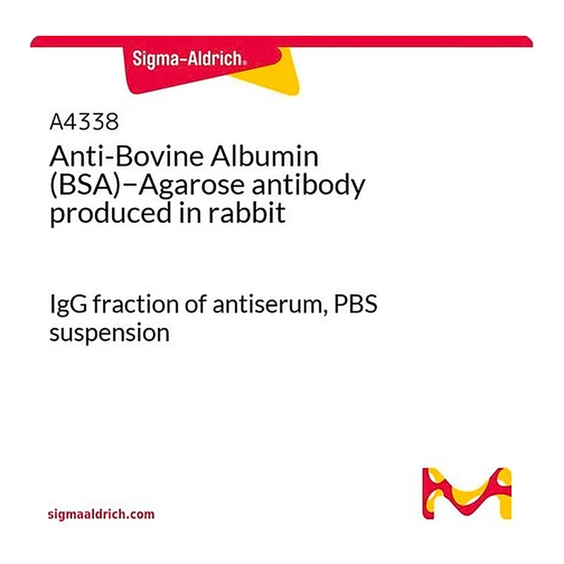 Merck Anti-Bovine Albumin (BSA)-Agarose antibody produced in rabbit