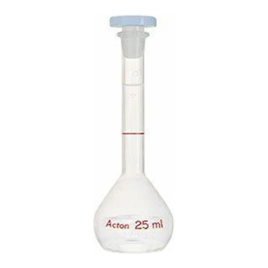 Merck Azlon Clear PMP Volumetric Flask with PPE Stopper