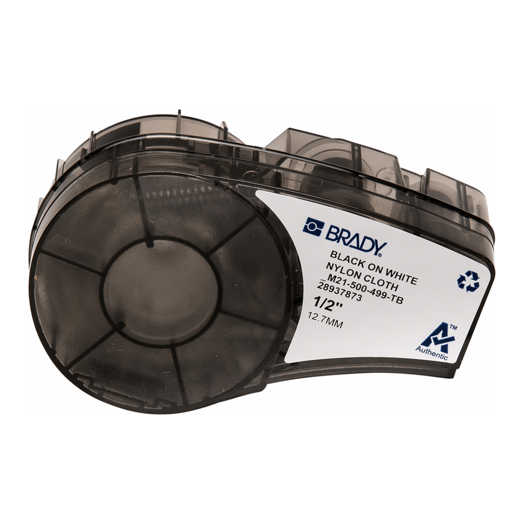 Brady Aggressive Adhesive Multi-Purpose Nylon Terminal Block Labels with Ribbon for M21 Printers