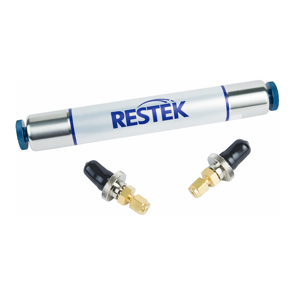 Restek Super-Clean Click-on Trap, Complete Carrier Gas Filter Kit, 1/8in Brass, Includes 2 Connec