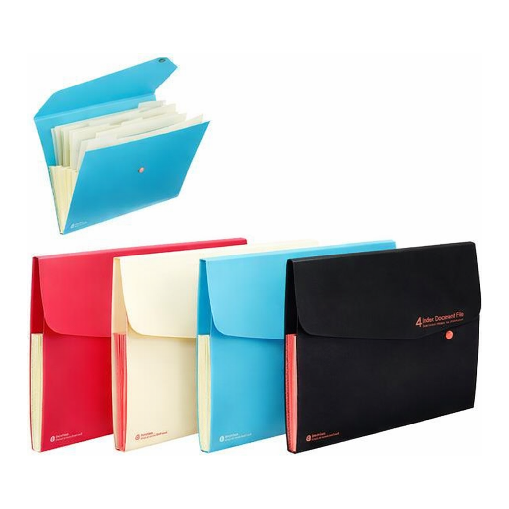 OFFICENEX 문화 컬러 도큐멘트화일 12분류 F583A-7 핑크