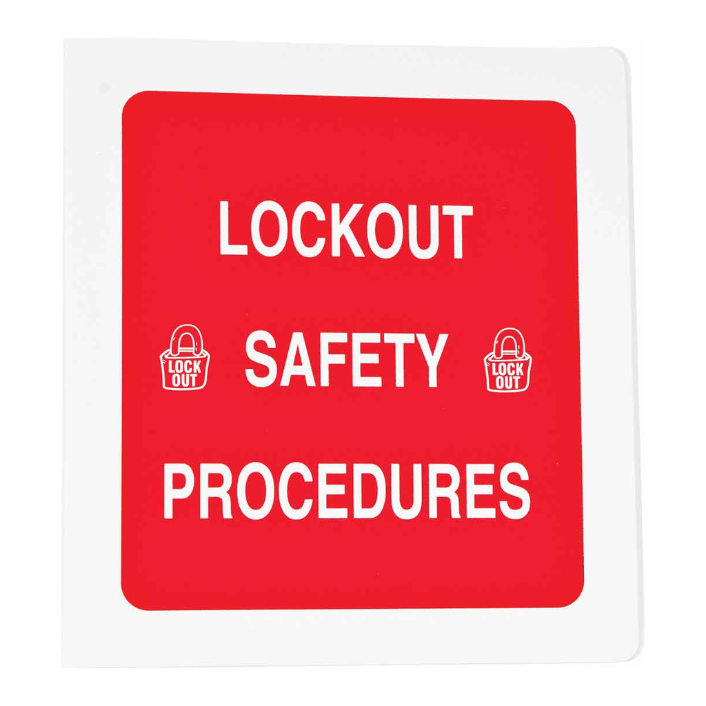 Brady Lockout Procedure Binder