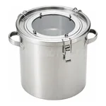 AS ONE Stainless Steel Sealed Tank (with ObservatIon Window) SUS304, 관찰창형 밀폐 보존탱크