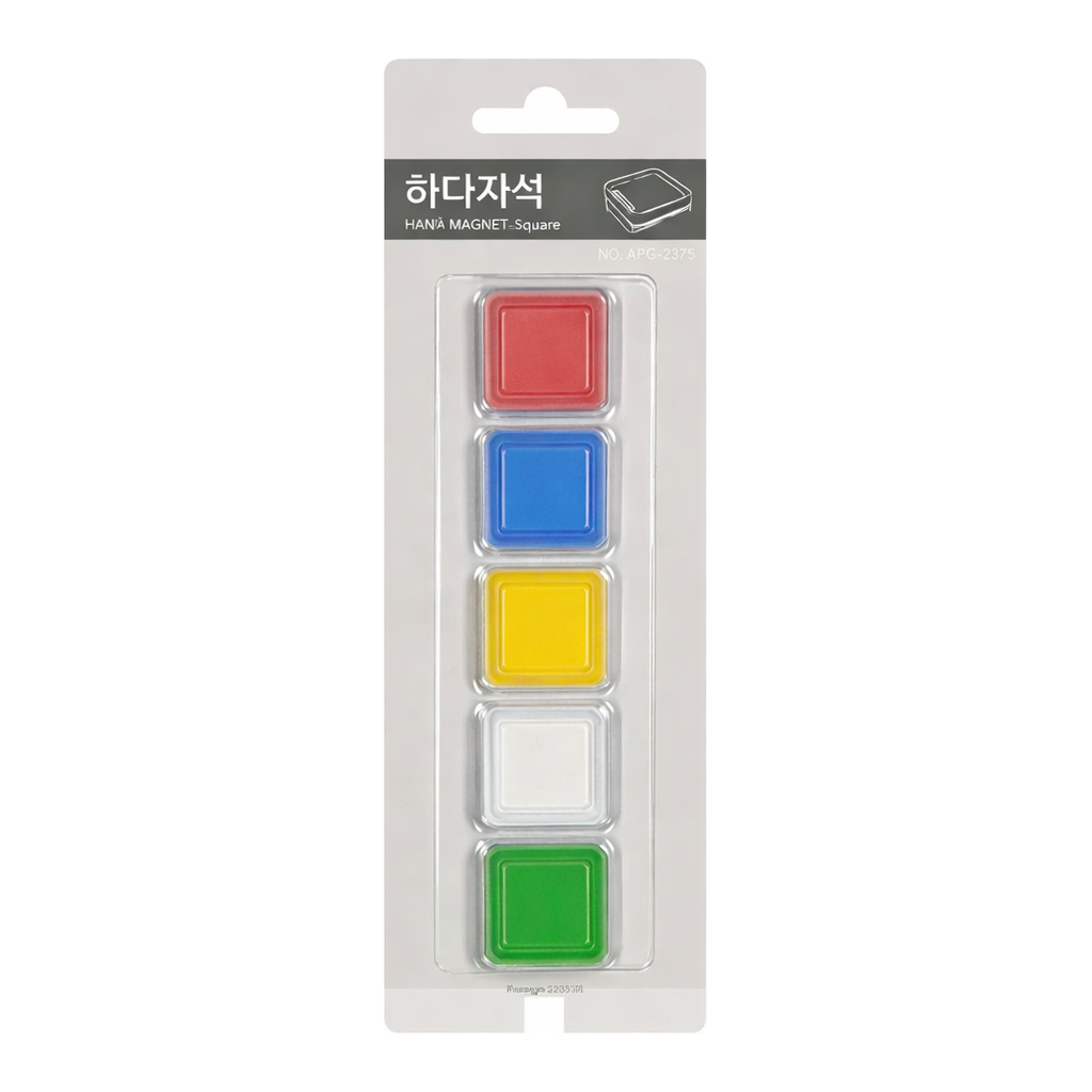 OFFICENEX 하다자석(소/사각/S-23/5개입/23mm)