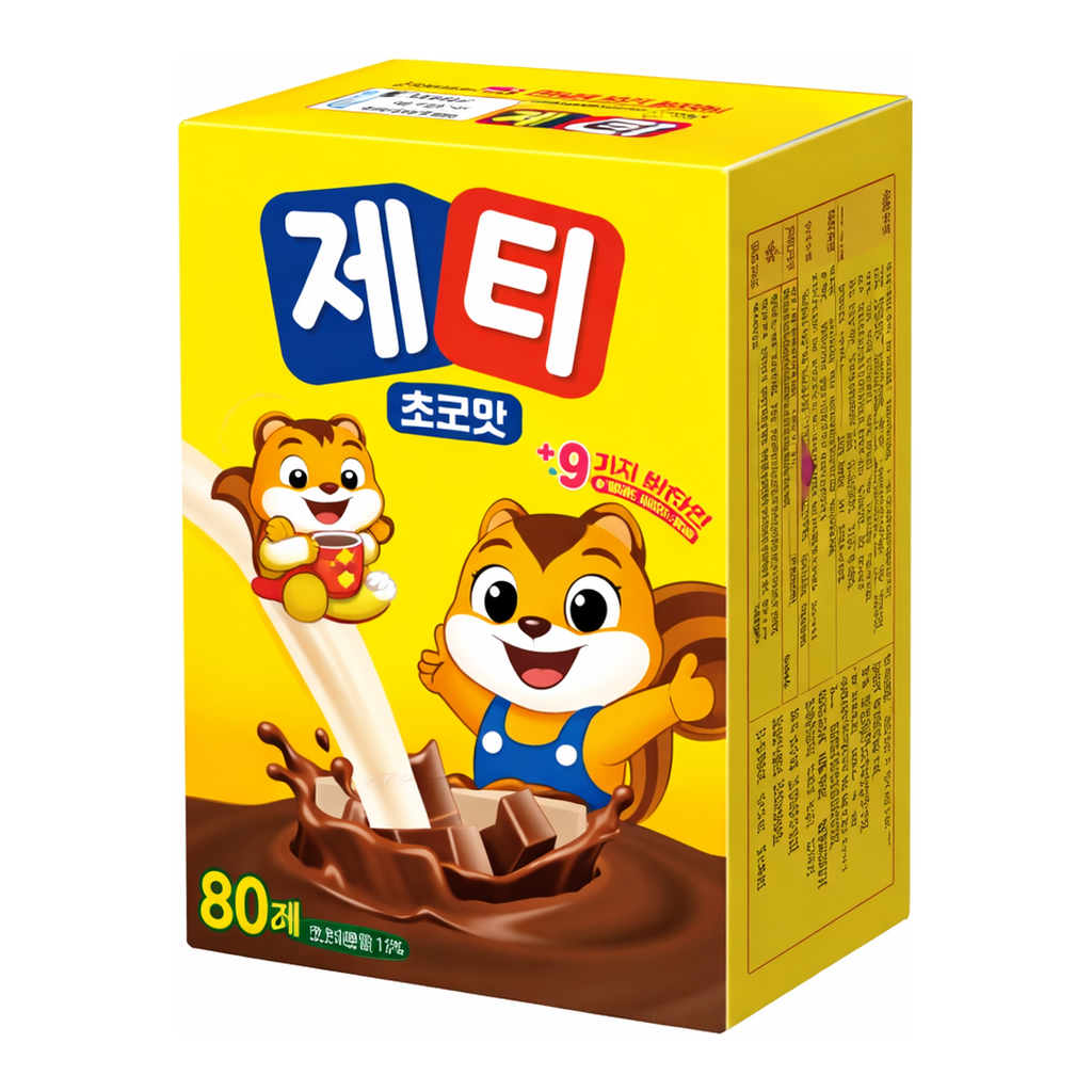 OFFICENEX 제티 초코스틱(17g*80T/동서식품)