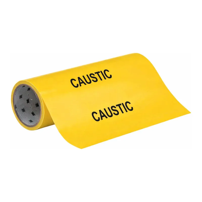Brady CAUSTIC Roll Form Pipe Marker
