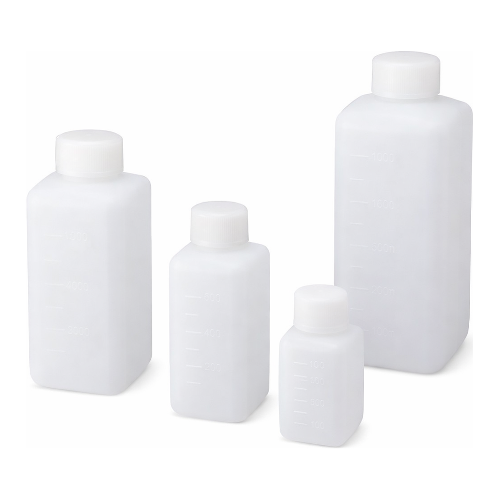 AS ONE J Bottle Square Type Narrow-Mouth Natural, J 각형 세구병(내추럴)