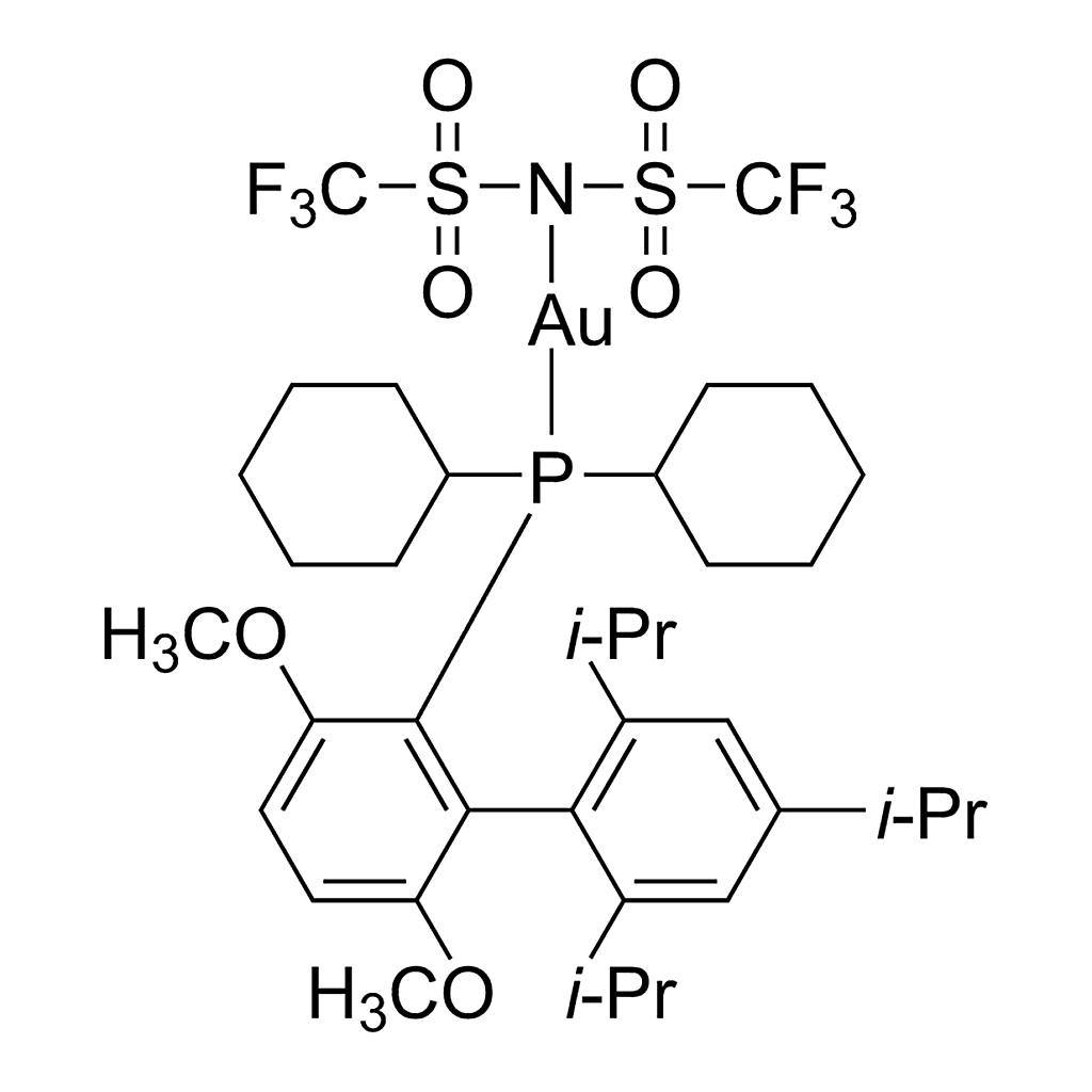 Merck [2-(Dicyclohexylphosphino)-3,6-dimethoxy-2',4',6'-triisopropyl-1,1'-biphenyl]gold(I) bis(trifluoromethanesulfonyl)imide