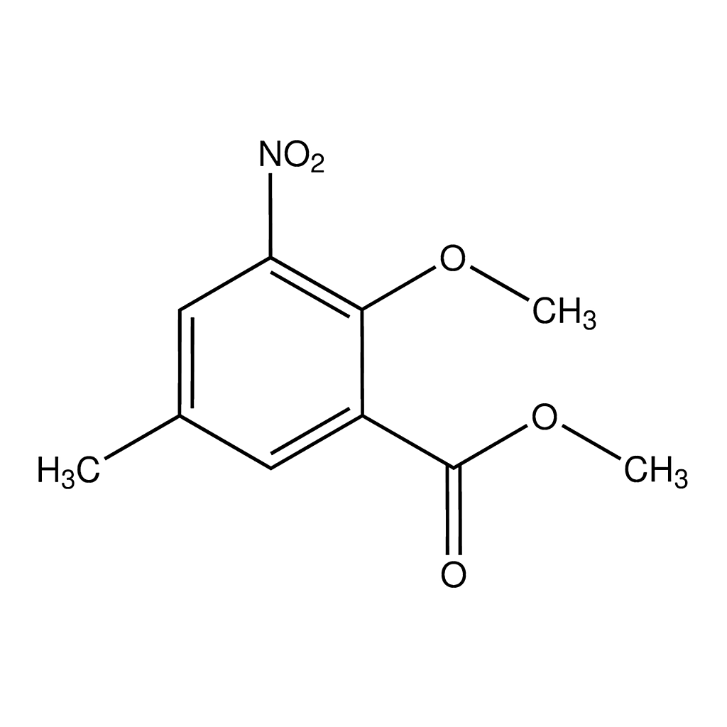 Merck Methyl 2-methoxy-5-methyl-3-nitrobenzenecarboxylate