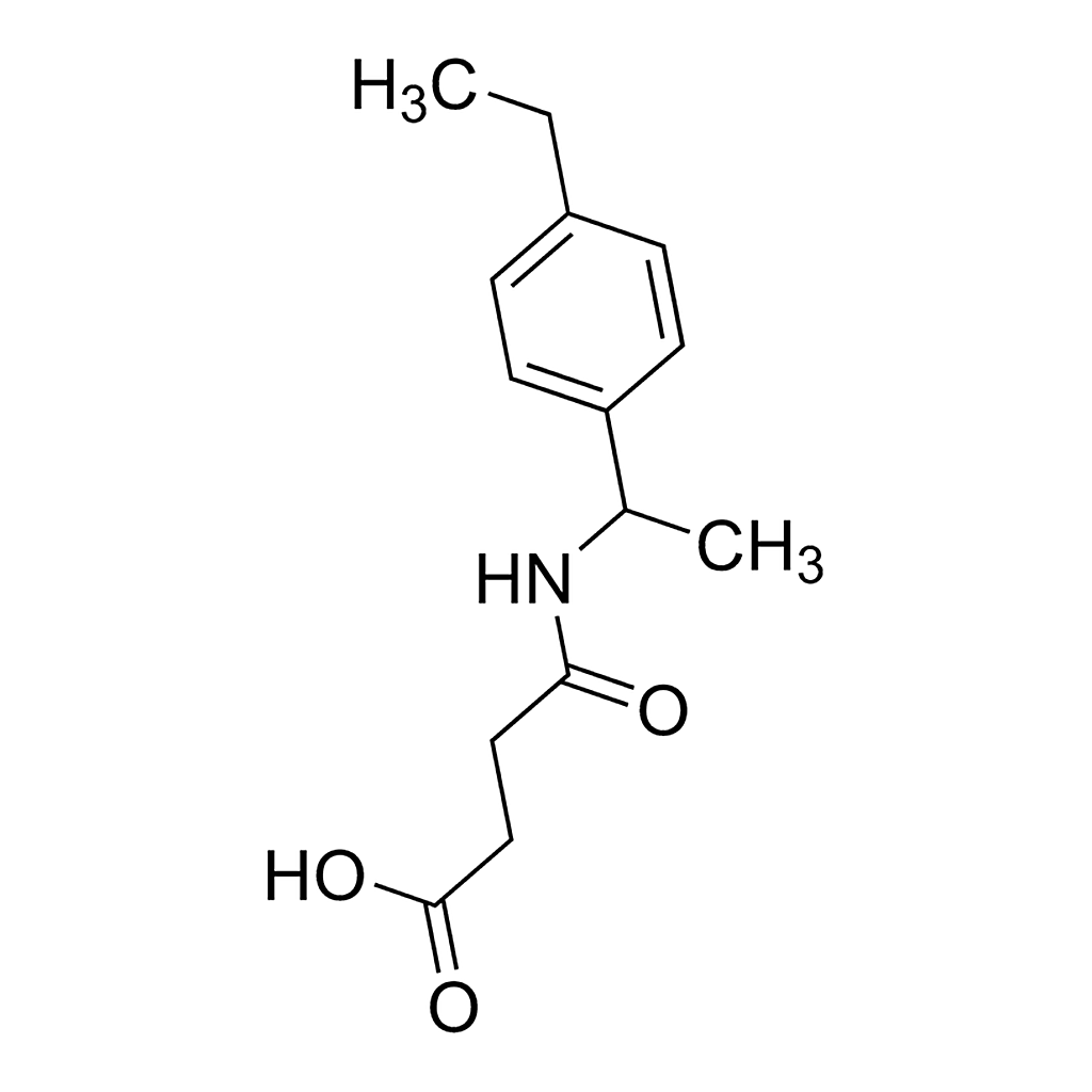 Merck 4-{[1-(4-Ethylphenyl)ethyl]amino}-4-oxobutanoic acid