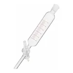 AS ONE Cylindrical Separatory Funnel (PTFE Cock With Scale, Without Bottom Sliding) 60mL