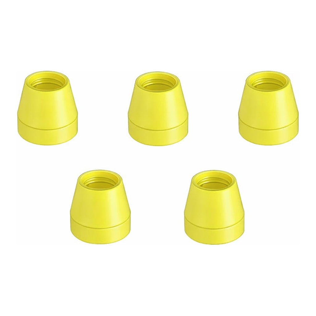Waters Ferrule, Tefzel,  yellow, 1/8 in,5/pk
