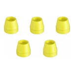 Waters Ferrule, Tefzel, yellow, 1/8 in,5/pk