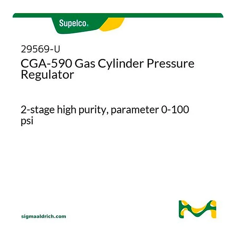 Merck CGA590 2-STAGE HP (0-100 PSI) REGULATOR