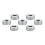AS ONE Headspace Vial Aluminum Cap With Hole 100 Pieces