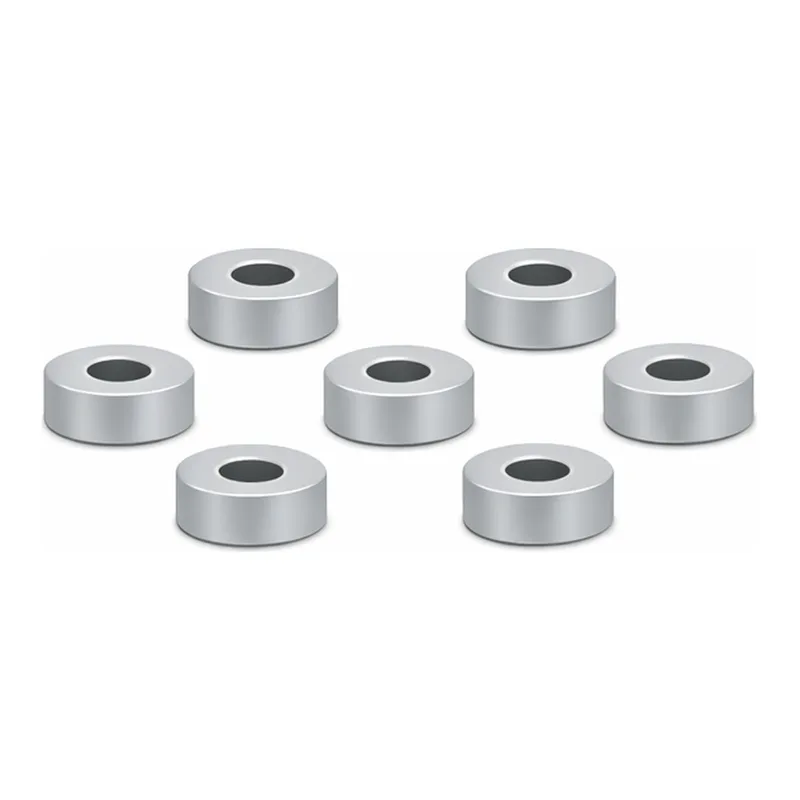 AS ONE Headspace Vial Aluminum Cap With Hole 100 Pieces