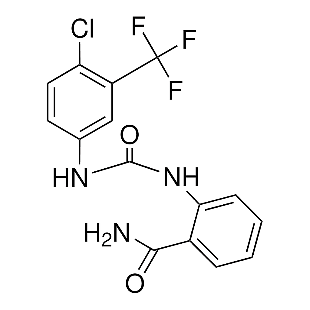 Merck 1-(2-CARBAMOYLPHENYL)-3-(4-CHL - 50 MG&