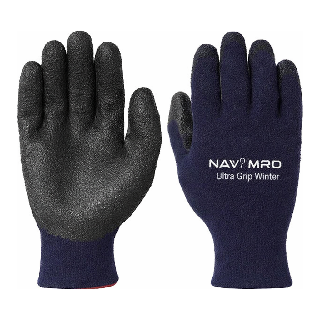 OFFICENEX [P]방한 NBR 폼 코팅 장갑 (Ultra Grip Winter/L/NAVI)