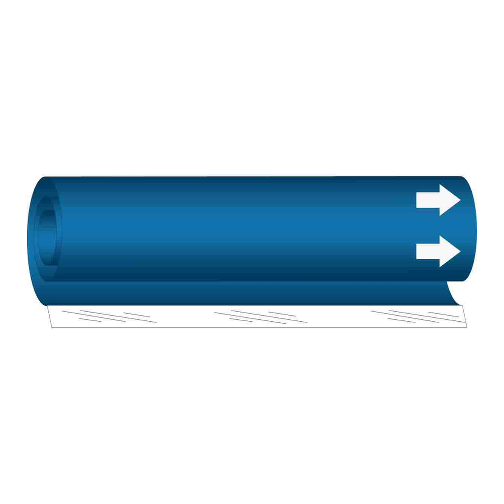 Brady Blank Blue High Performance Pipe Marker