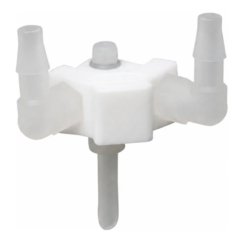 2-in-1 collector, 2x 6.4 mm ID, sidewise