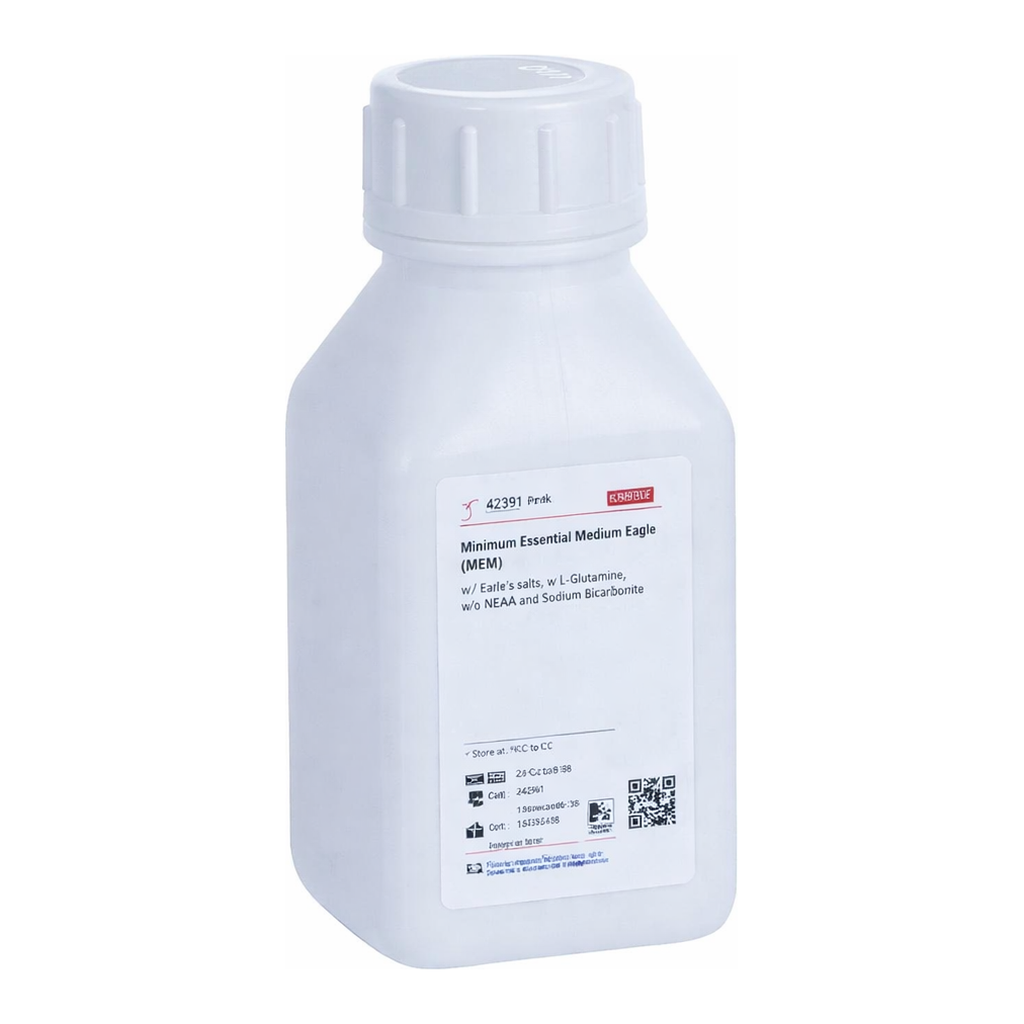Himedia Minimum Essential Medium Eagle (MEM) w/ Earle`s salts w/o L-Glutamine, NEAA, Phenol red and Sodium bicarbonate