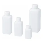 AS ONE J Bottle Square Type Narrow-Mouth Natural (Sterile), J 각형 세구병 내추럴 (멸균처리)